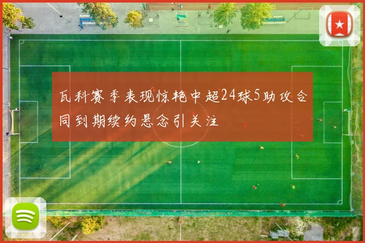 瓦科赛季表现惊艳中超24球5助攻合同到期续约悬念引关注